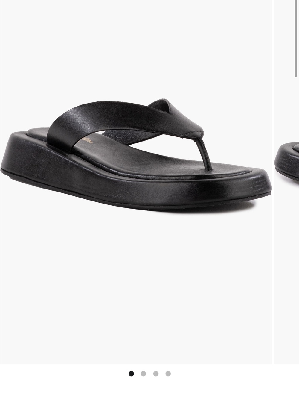 Seychelles Nautical Flip Flops Black Platform Sandal NWT in box women’s size 9.5